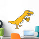 Funny Drunken Oktoberfest T-rex Wall Mural