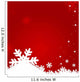 Abstract Snow Flakes Red