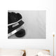 Hockey Skate and Puck Wall Decal