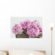 Pink Paeonia Flowers Wall Mural