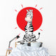 Zebra with Sun Funny