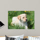 Puppy L Grass Wall Mural