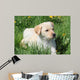 Puppy L Grass Wall Mural