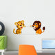 Cute Lion and Tiger