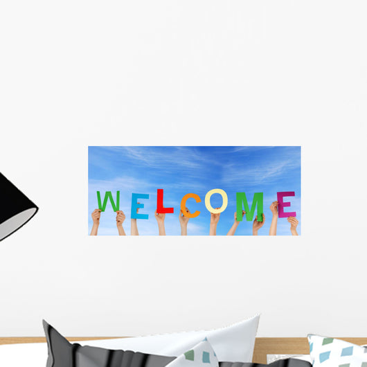 Hands Holding Welcome