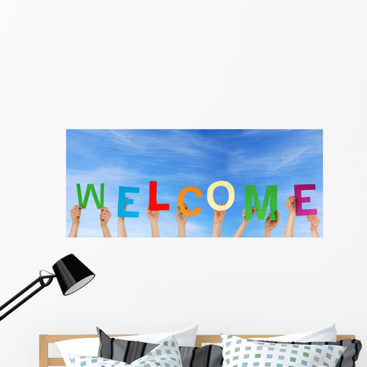 Hands Holding Welcome