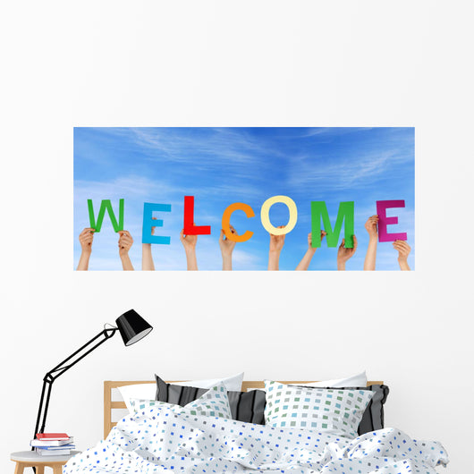 Hands Holding Welcome
