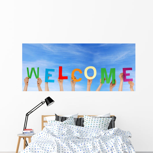 Hands Holding Welcome