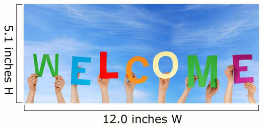 Hands Holding Welcome