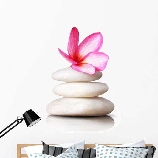 Frangipani Flowers Stones