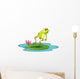 A Frog at the Pond Wall Decal