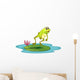 A Frog at the Pond Wall Decal