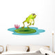 A Frog at the Pond Wall Decal