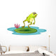 A Frog at the Pond Wall Decal