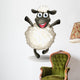 A happy sheep Wall Decal
