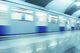 Moving Subway Train