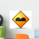 Bump Warning Sign Wall Decal