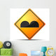 Bump Warning Sign Wall Decal