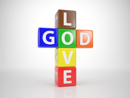 God and Love out Wall Mural