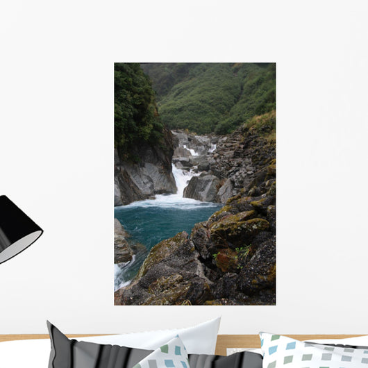 Fall between Rocks Wall Mural