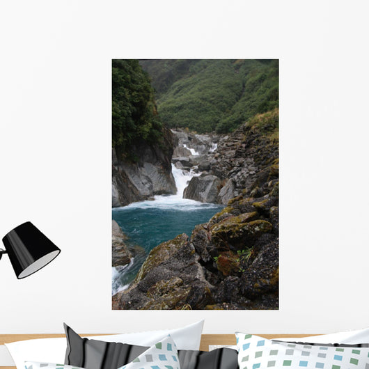 Fall between Rocks Wall Mural