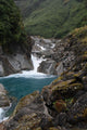 Fall between Rocks Wall Mural