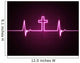 Heart Monitor with Cross