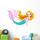 Cute Mermaid Wall Decal