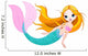Cute Mermaid Wall Decal