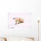 Polar Bear With Her Cub Wall Mural