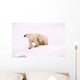 Polar Bear With Her Cub Wall Mural