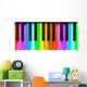 Rainbow Piano Keys