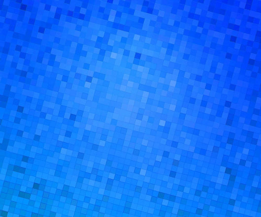 Pixels Blue Texture Wall Mural