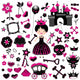 Dark Emo Princess Wall Decal