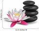 Water lily and zen stones Wall Decal