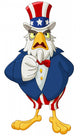 Uncle Sam Eagle Wall Decal