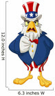 Uncle Sam Eagle Wall Decal
