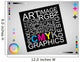 Cmyk Letters Design Art