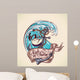 Sink or Swim - Tattoo Design Wall Decal