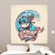 Sink or Swim - Tattoo Design Wall Decal