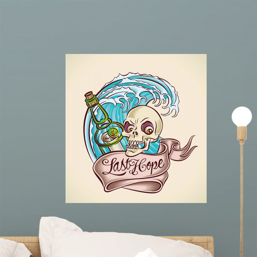 Last Hope - Sailors Tattoo Design Wall Decal