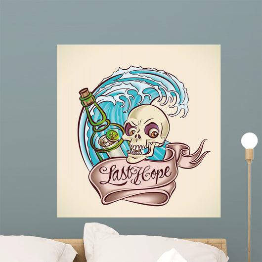 Last Hope - Sailors Tattoo Design Wall Decal