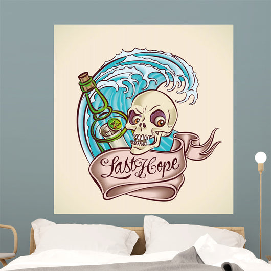 Last Hope - Sailors Tattoo Design Wall Decal