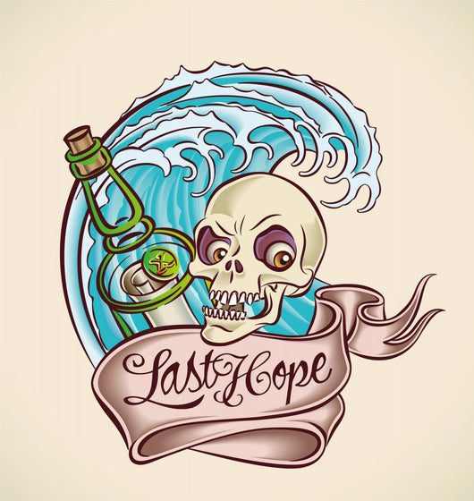 Last Hope - Sailors Tattoo Design Wall Decal