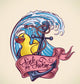 Sink or Swim - Tattoo Design Wall Decal