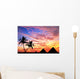 Egyptian Pyramids and Palm Trees Wall Mural