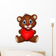 Cute Baby Brown Bear Wall Decal