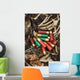 Shotgun shells. Wall Mural
