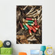Shotgun shells. Wall Mural