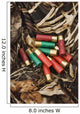 Shotgun shells. Wall Mural